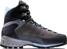 Rückansicht von Mammut GTX Kento Tour High Alpine Bergschuhe Damen dark titanium-whisper