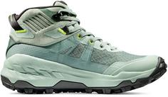 Rückansicht von Mammut GTX Sertig II Mid Wanderschuhe Damen jade-dark jade