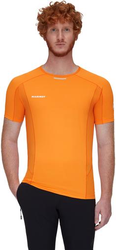 Rückansicht von Mammut Aenergy Funktionsshirt Herren tangerine-dark tangerine