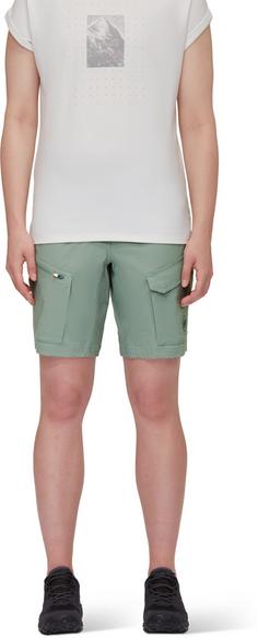 Rückansicht von Mammut Zinal Hybrid Funktionsshorts Damen jade-dark jade