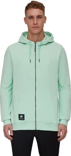 Rückansicht von Mammut Sweatjacke Herren neo mint