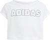 adidas Croptop M&auml;dchen - white-black