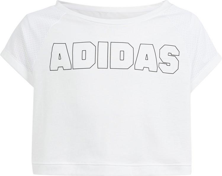adidas adidas Croptop M&auml;dchen - white-black - 0 | SportScheck