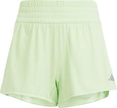 adidas PACER Funktionsshorts Kinder semi green spark-white-reflective silver