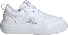 adidas PARK ST K Sneaker Kinder ftw white-silver metallic-ftw white