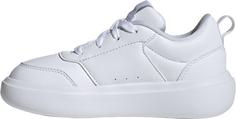 Rückansicht von adidas PARK ST K Sneaker Kinder ftw white-silver metallic-ftw white