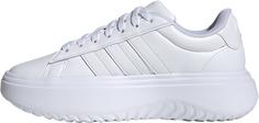 Rückansicht von adidas Grand Court Sneaker Damen ftwr white-ftwr white-crystal white