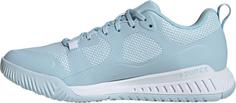 Rückansicht von adidas Court Team Bounce 2.0 Hallenschuhe Damen ice blue-ftwr white