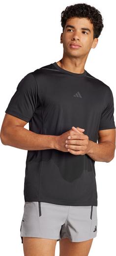 Rückansicht von adidas Designed for Training Adistrong Workout Funktionsshirt Herren black-black