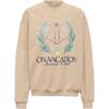 ON VACATION Tennis Sweatshirt - sand