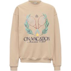 ON VACATION Tennis Sweatshirt sand