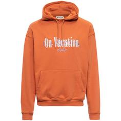 ON VACATION Scribble Hoodie copper