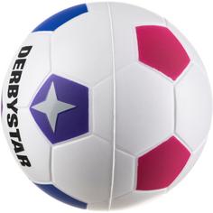Rückansicht von Derbystar Bundesliga Soft Miniball lila-blau-pink