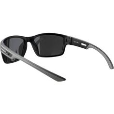 Rückansicht von Back in Black Sonnenbrille black matt-ice blue