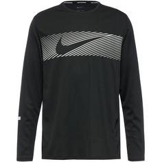 Nike Miler Funktionsshirt Herren black-reflective silv