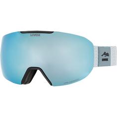 Uvex Epic Attract Skibrille black matt-sapphir-green