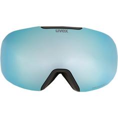 Rückansicht von Uvex Epic Attract Skibrille black matt-sapphir-green