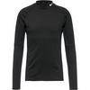 Nike M NP TOP WARM LS MOCK Funktionsshirt Herren - black-white