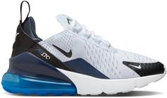 Nike Air Max 270 Sneaker Kinder football grey-black-thunder blue