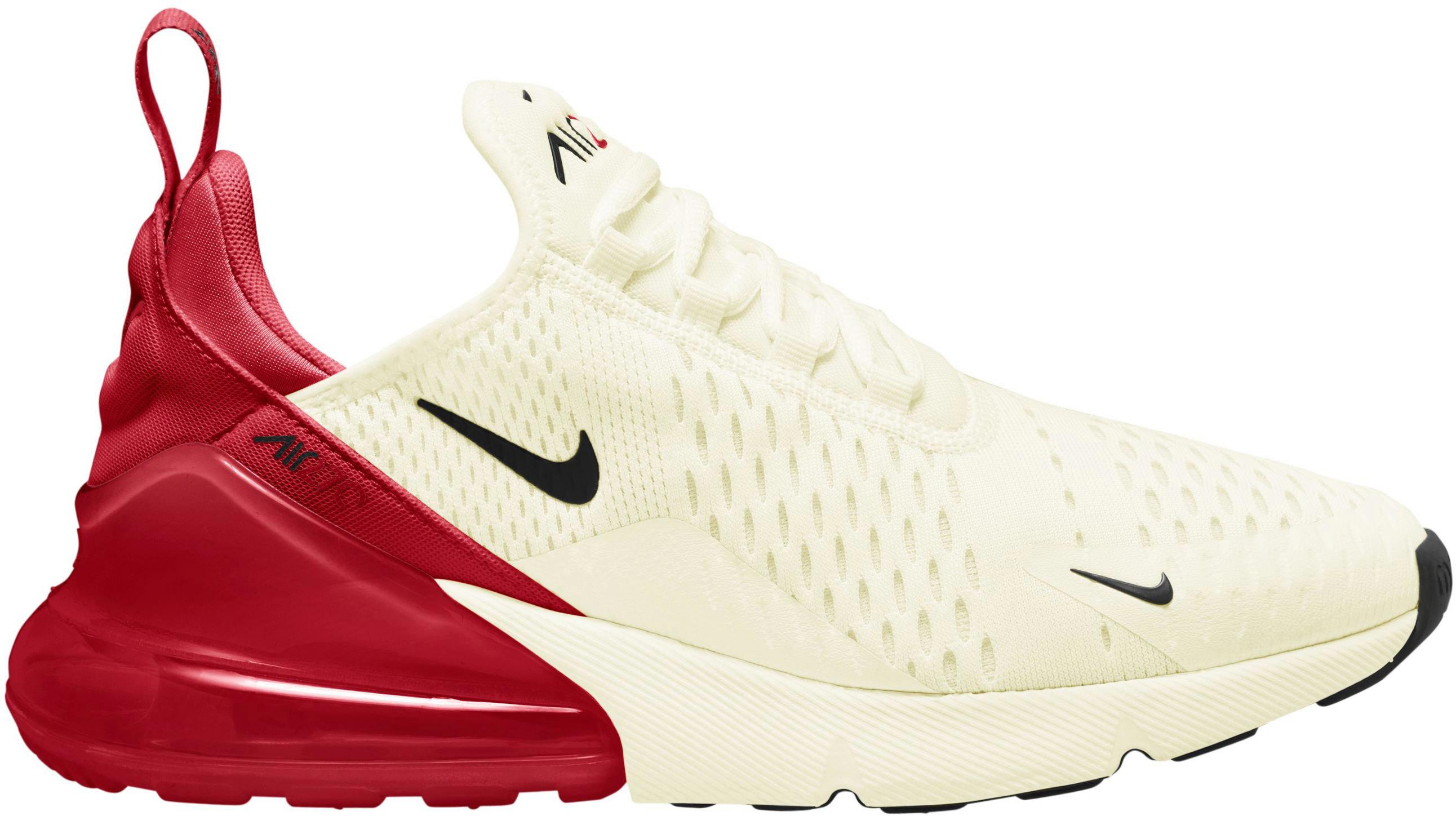 Nike Air Max 270 Sneaker Damen gym red sail black im Online Shop von SportScheck kaufen