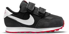 Nike MD VALIANT Sneaker Kinder black-white-dk smoke grey-university red