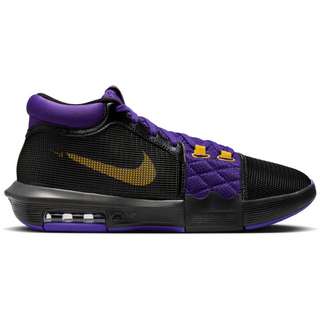 Nike LEBRON WITNESS VIII Basketballschuhe Herren black-university gold-field purple