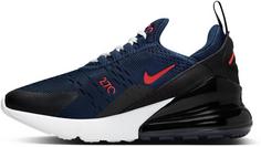 Rückansicht von Nike Air Max 270 Sneaker Kinder midnight navy-picante red-black