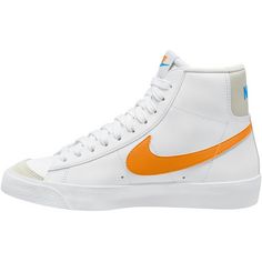 Rückansicht von Nike BLAZER 77 Sneaker Kinder white-total orange-photo blue-phantom