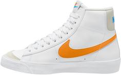 Rückansicht von Nike BLAZER 77 Sneaker Kinder white-total orange-photo blue-phantom