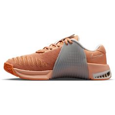 Rückansicht von Nike Metcon 9 Fitnessschuhe Damen amber brown-guava ice-light bone