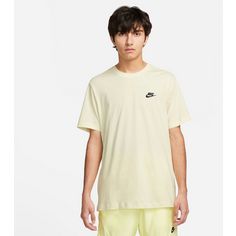Rückansicht von Nike NSW Club T-Shirt Herren sail-black
