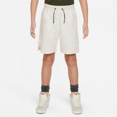 Rückansicht von Nike Athletics Fleece Shorts Kinder lt orewood brn-htr-white