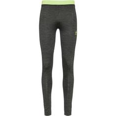 Odlo Natural Performance Thermounterhose Herren dark grey melange-sharp green