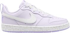 Nike COURT BOROUGH LOW RECRAFT GS Sneaker Kinder barely grape-white-lilac bloom
