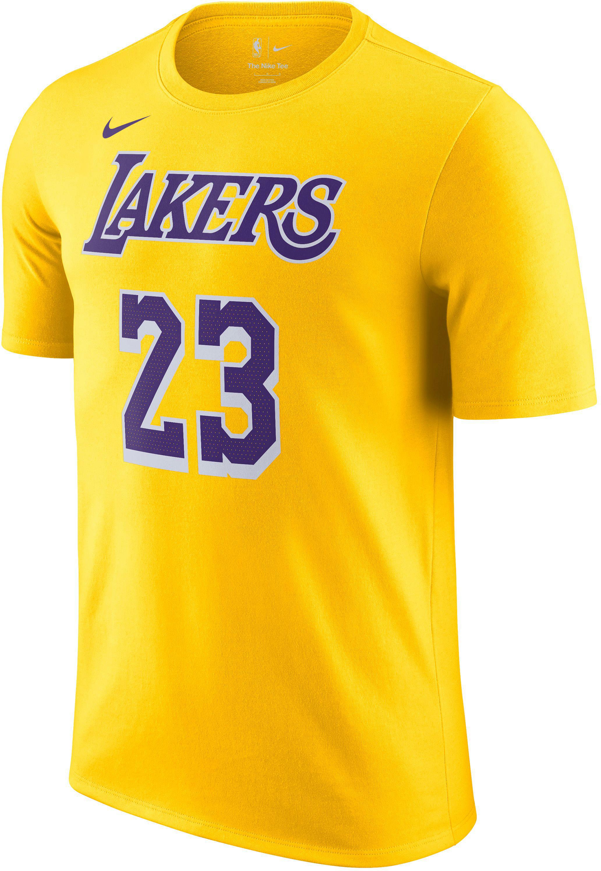 Nike LeBron James Los Angeles Lakers T Shirt Herren amarillo im Online Shop von SportScheck kaufen