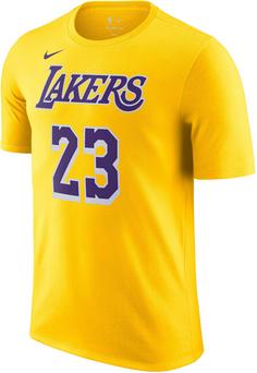 Nike LeBron James Los Angeles Lakers T-Shirt Herren amarillo