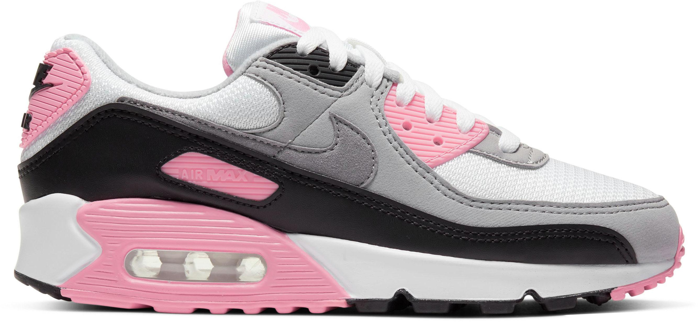 Nike air max 90 premium barely rose/white/light pumice/black hotsell