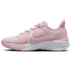 Rückansicht von Nike STAR RUNNER 4 NN GS Laufschuhe Kinder pink foam-summit white-white