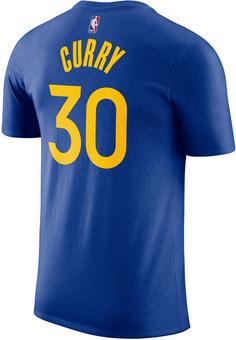 Rückansicht von Nike STEPHEN CURRY GOLDEN STATE WARRIORS T-Shirt Herren rush blue
