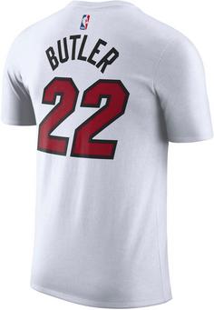 Rückansicht von Nike Jimmy Butler Miami Heat Fanshirt Herren white