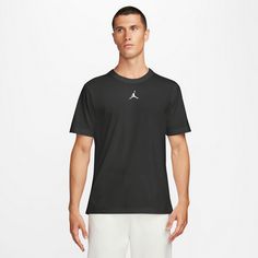 Rückansicht von Nike Sport Jumpman Funktionsshirt Herren black-white