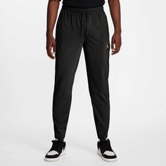 Rückansicht von Nike Sport Jumpman Trainingshose Herren black-black-white