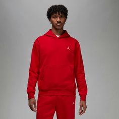 Rückansicht von Nike ESSENTIAL JUMPMAN Hoodie Herren gym red-gym red-gym red-white