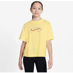 Rückansicht von Nike NSW SWOOSH T-Shirt Kinder soft yellow