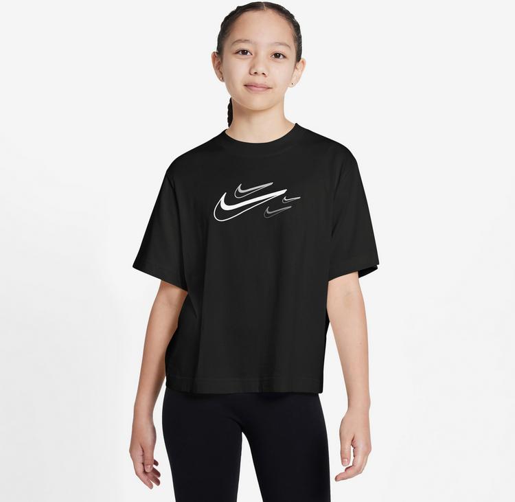 Nike Nike NSW SWOOSH T-Shirt M&auml;dchen - black - 0 | SportScheck