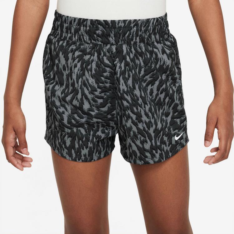 Nike Nike ONE Funktionsshorts M&auml;dchen - smoke grey-dk smoke grey-white - 0 | SportScheck
