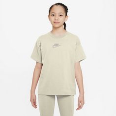 Rückansicht von Nike NSW PREMIUM ESSENTIALS T-Shirt Kinder sail