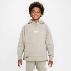 Rückansicht von Nike Dri-FIT Athletics Hoodie Kinder lt orewood brn-htr-white