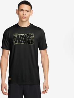 Rückansicht von Nike Dri-FIT Funktionsshirt Herren black