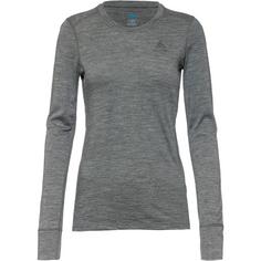 Odlo Merino 200 Funktionsshirt Damen odlo steel grey melange